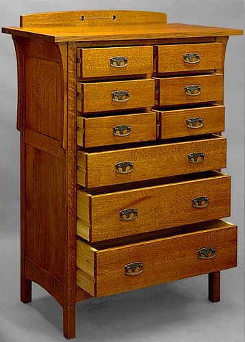 Mission 9 Drawer Chest