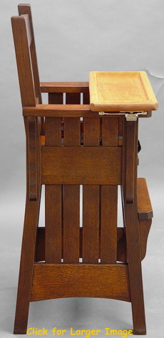 Mission HighChair with rectangular tray