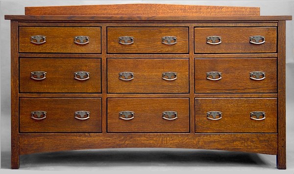 Mission 9 Drawer Bureau #823