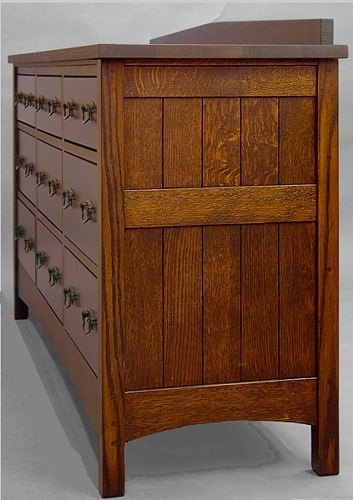 Mission 9 Drawer Bureau #823