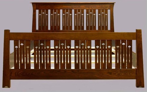 Mackintosh Keyhole bed ASH