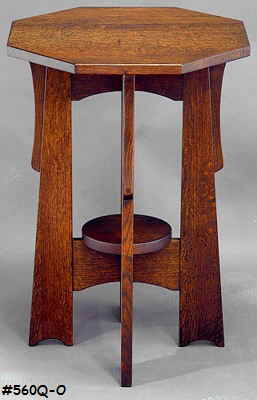 Octagonal Board Leg Table