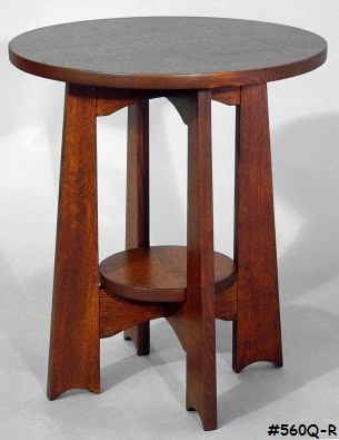 Round Board Leg Table #560