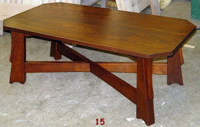 Clip Corner Rectangular Coffee Table