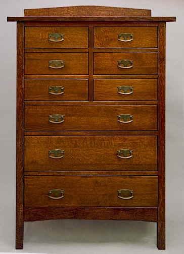 Mission 9 Drawer Bureau #813