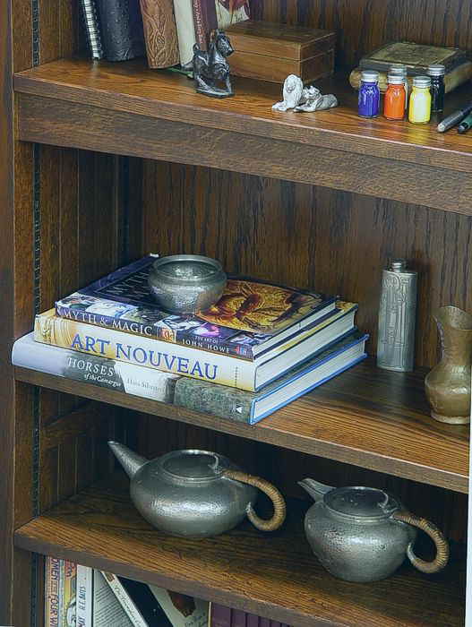 Mission Slat  Bookcase