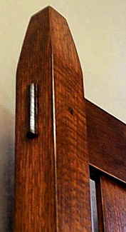 Mission SLAT QUEEN BED post  tenon